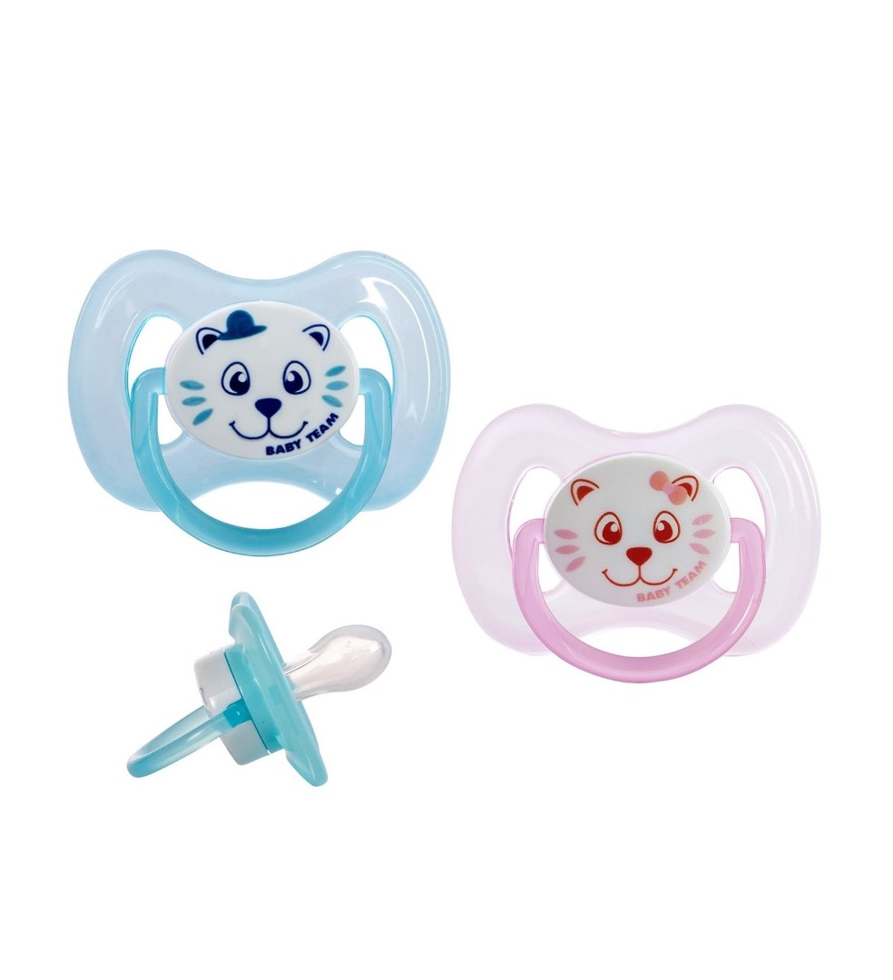 Пустушка Baby Team 3007 силіконова класична, 1шт. 0+