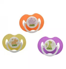 Пустушка Baby Team 3120 силіконова класична, 1шт. 0+, арт. 3120