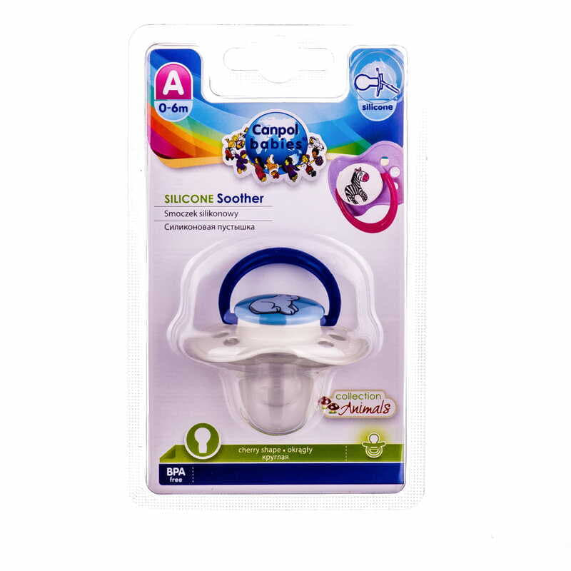 *Пустушка Canpol 22/510 силіконова кругла 0-6 міс