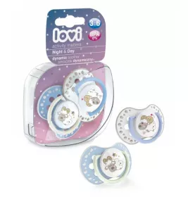 *Пустушка Lovi 22/810 силіконова динам Night&Day 3-6 м 2 шт