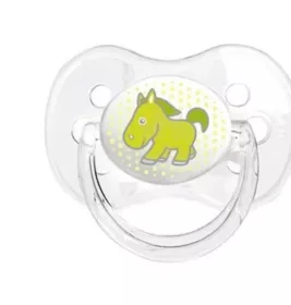 *Пустышка Canpol 22/533 силикон.симетр 18м+ прозр