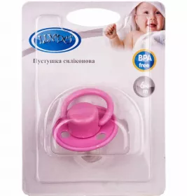 *Пустушка Lindo силіконова кругла Малютка