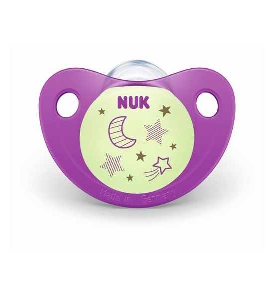 Пустушка Nuk Trendline Day&Night силікон р.1