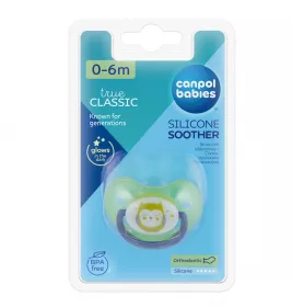 *Пустышка Canpol силиконовая ортодонтическая Night Dreams 0-6м 1 шт