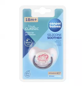 *Пустышка Canpol силиконовая ортодонтическая Night Dreams +18 м 1 шт