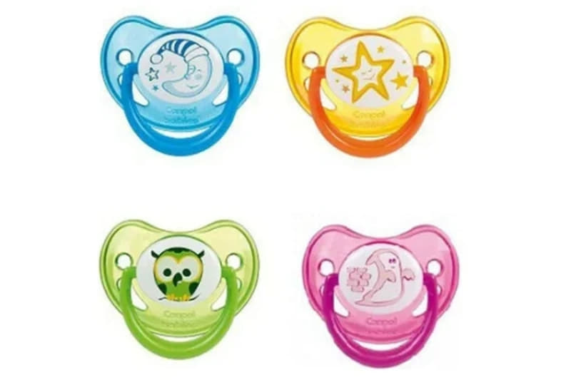 *Пустышка Canpol силиконовая ортодонтическая фрукты 0-6 месяцев