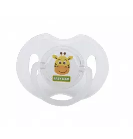 *Пустышка Baby Team 3100 силиконовая ортодонтическая 0+ TRITAN-пластик
