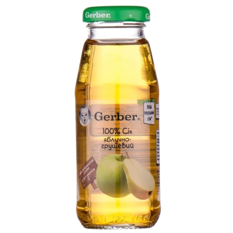 *Сок Gerber Яблочно-грушевый 175 мл *Сок Gerber Яблочно-грушевый 175 мл