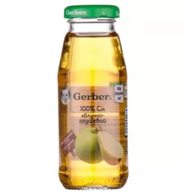 *Сік Gerber Яблучно-грушовий 175 мл