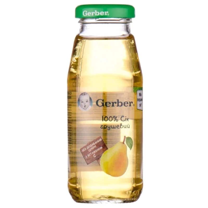 *Сок Gerber Грушевый 175 мл *Сок Gerber Грушевый 175 мл
