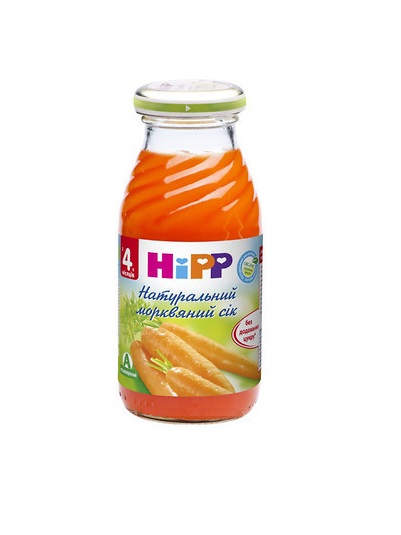 *Сок HiPP Натуральный морковный 200 г *Сок HiPP Натуральный морковный 200 г