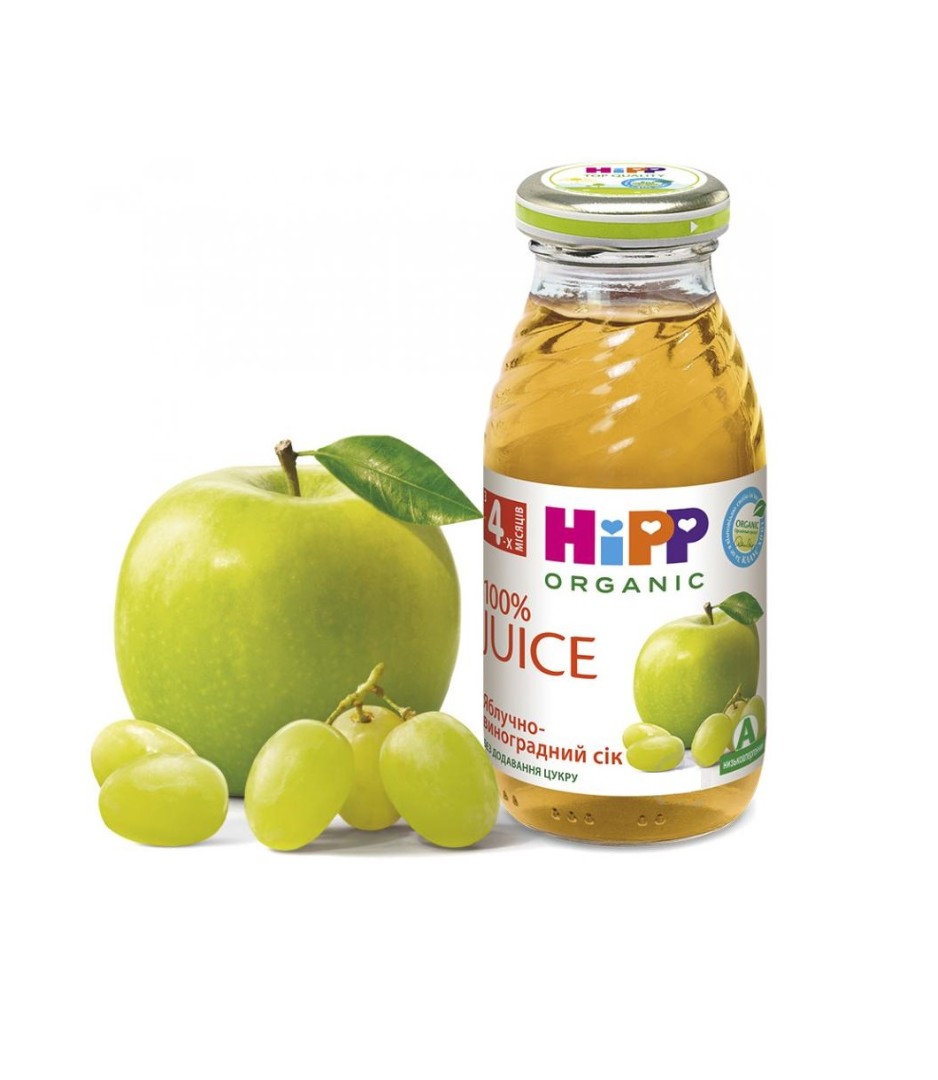 Сік HiPP 8030 Яблучно-виноградний 200 мл