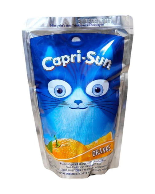 *Сок Capri-Sonne Апельсин 200 мл *Сок Capri-Sonne Апельсин 200 мл