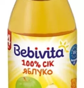 *ДУБЛЬ Сік Bebivita 1865 Яблуко 200мл