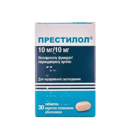 Престилол таблетки по 10 мг/10 мг 30 шт.