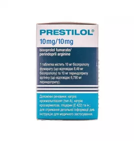 Престилол таблетки по 10 мг/10 мг 30 шт.