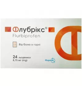 Флубрікс льодяники по 8.75 мг 24 шт. (12х2)