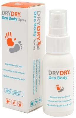 Антиперспирант Dry Dry Deo Body Spray 50мл