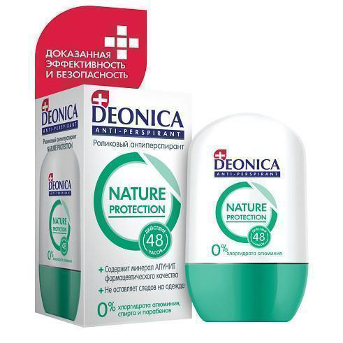*Антиперспирант DEONICA Nature Protection ролик 40 мл *Антиперспирант DEONICA Nature Protection ролик 40 мл