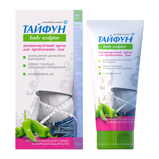 Крем Тайфун для тіла антицелюлітний 200 мл