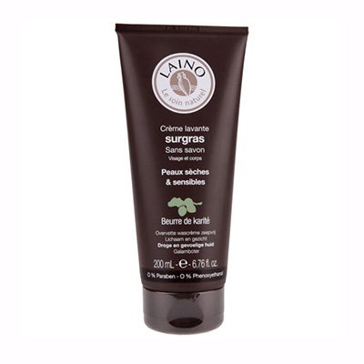 *Крем Laino Очищуючий поживний з Олією каріте 200 мл