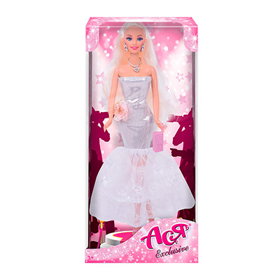 Лялька Ася 28см Eксклюзив  блондинка  варіант 1