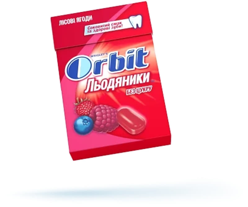 *Жувальна гумка Orbit Льодяники Лісові ягоди