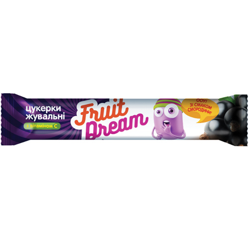 *Конфеты Fruit Dream жеват. с смородиновым соком + вит С 15г *Конфеты Fruit Dream жеват. с смородиновым соком + вит С 15г