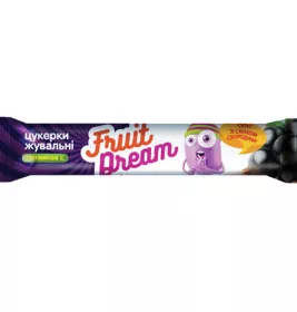 *Цукерки Fruit Dream жув. зі смородиновим соком + віт С 15г