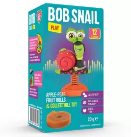 Набор Цукерки Равлик Боб Яблуко-груша + іграшка 51г