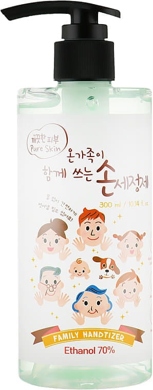 *Aнтисептик Esfolio Pure Skin для дезинфекции рук Family Handtizer 300мл *Aнтисептик Esfolio Pure Skin для дезинфекции рук Family Handtizer 300мл