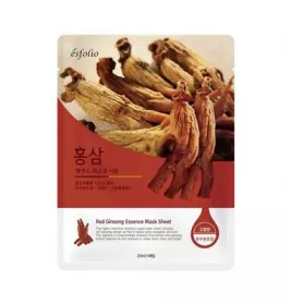 Маска Esfolio тканинна для обличчя з червоним женьшенем 23мл