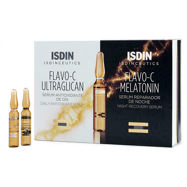 *Набор ISDIN (Сывор.дневная FLAVO-C ULTRAGLICAN 10*2мл+Сыворотка ночная FLAVO-C MELATONIN 10*2мл) *Набор ISDIN (Сывор.дневная FLAVO-C ULTRAGLICAN 10*2мл+Сыворотка ночная FLAVO-C MELATONIN 10*2мл)