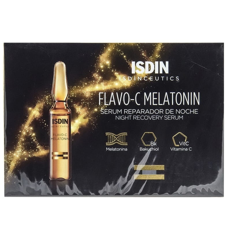 *Сыворотка ISDIN FLAVO-C MELATONIN ночная восстановливающая для лица 10*2мл *Сыворотка ISDIN FLAVO-C MELATONIN ночная восстановливающая для лица 10*2мл