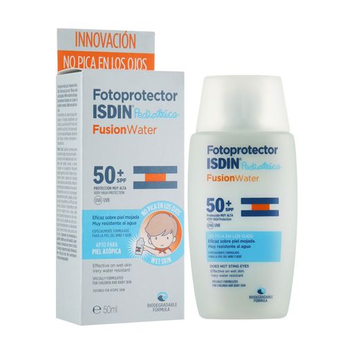 *Флюид ISDIN Fusion Water Pediatric солнцезащитный для детей от 5 месяцев SPF50 50мл *Флюид ISDIN Fusion Water Pediatric солнцезащитный для детей от 5 месяцев SPF50 50мл