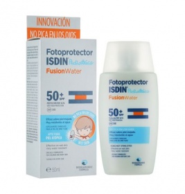 *Флюид ISDIN Fusion Water Pediatric солнцезащитный для детей от 5 месяцев SPF50 50мл