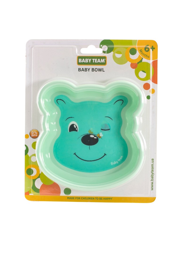Тарілка Baby Team 6011 дитяча глибока Улюблені звірята
