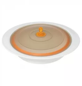 *Тарілка Bebe-confort 31000146 з кришкою ергономіч +СВЧ