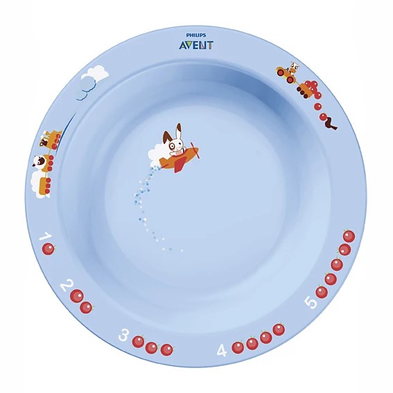 *Тарелка Avent 706/01 с рисунками 6+ мес