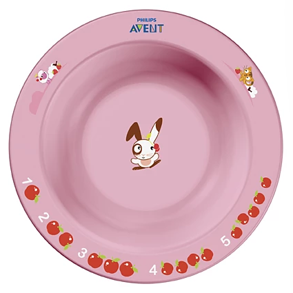 *Тарілка 708/01 з малюнками 6+ міс 2шт