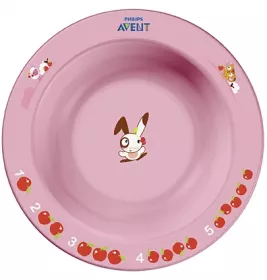 *Тарілка 708/01 з малюнками 6+ міс 2шт