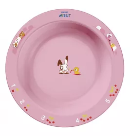 *Тарілка 708/01 з малюнками 6+ міс 2шт