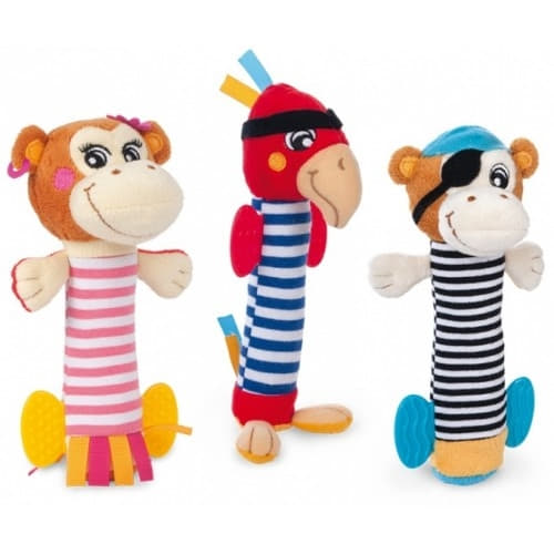 *Игрушка развивающая Canpol Мягкая игрушка с пищалкой Пираты