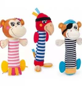 *Игрушка развивающая Canpol Мягкая игрушка с пищалкой Пираты