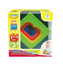 Іграшка Бебеліно Кубики-пірамідка 9М+
