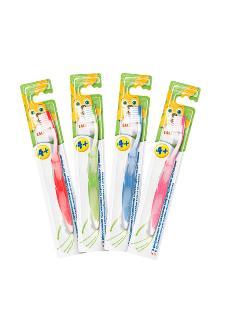 *Зубна щітка  Лакалут дитяча Med м'яка 4+