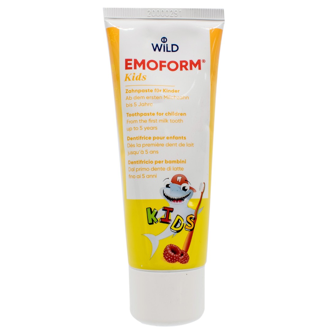 Зубна паста Dr.Wild Emoform actifluor kids дитяча 75мл