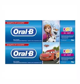 *Зубная паста ORAL-B Kids Frozen/Cars д/детей Легкий вкус 75мл