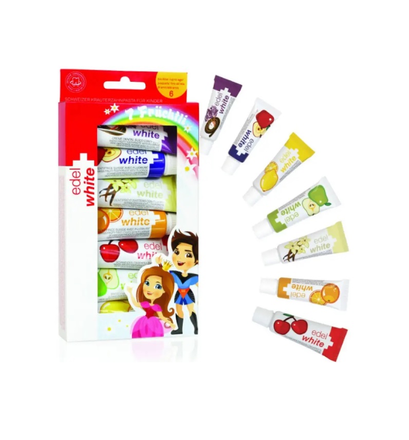 Зубна паста Edel White дитяча 7 фруктів 65,8мл