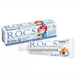 Зубна паста Рокс дитяча Kids Фруктовий ріжок без фтору 4-7 років 45 г